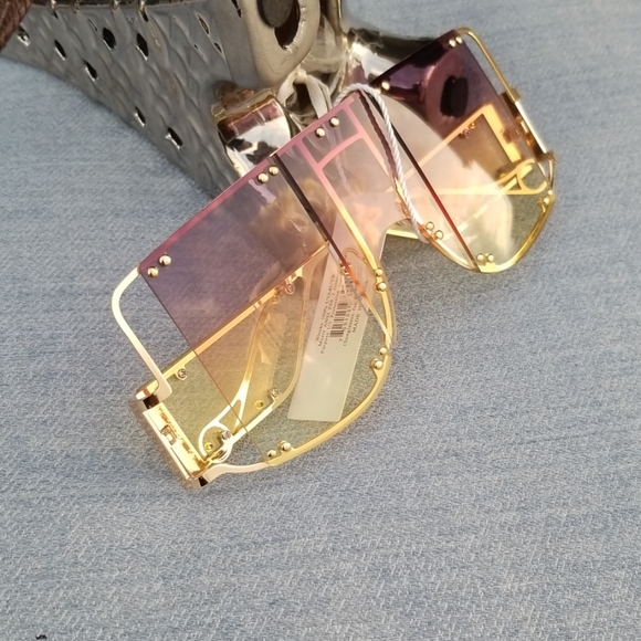 2020 woman Square style fashion luxury sunglasses - Picture 4 of 7